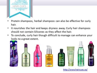 Creamy Shampoos for Curly hair
