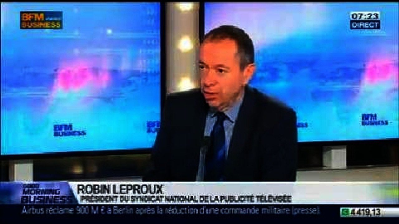 Marché publicitaire: "La France est un peu à la traîne", Robin Leproux, dans GMB - 25/02