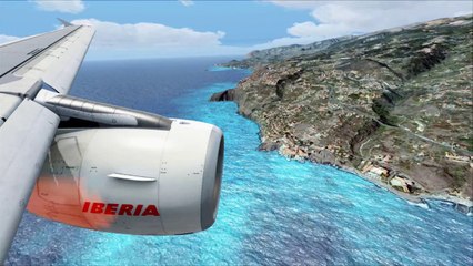 FSX Dangerous Approach ( Madeira ) ( HD )