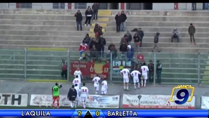 L'Aquila - Barletta 2-0 | Sintesi | I Div. Gir.B 25^ Giornata 23/02/2014