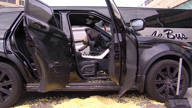 Bizutage de Rudy Gobert (NBA) au Pop-Corn dans la caisse!!