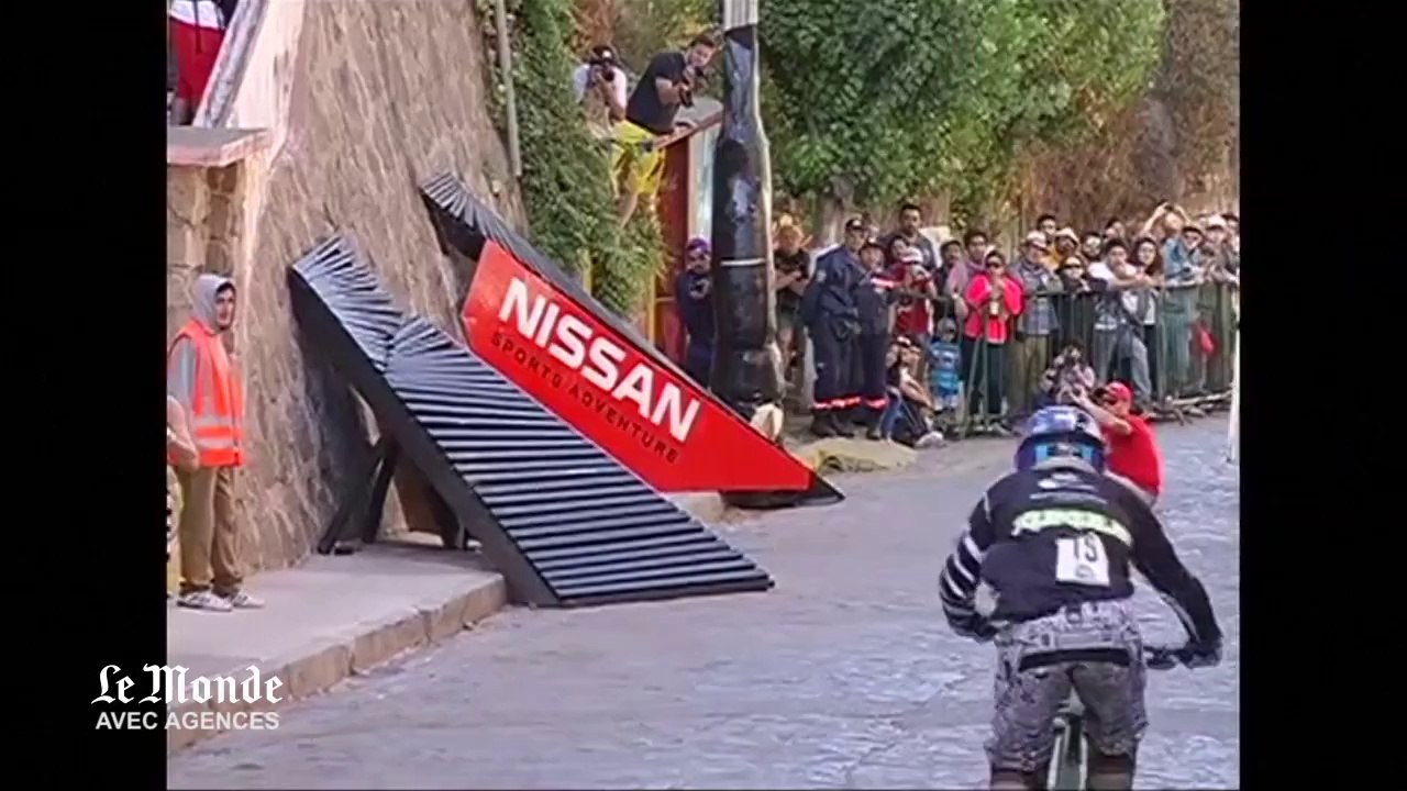 Descente infernale en vélo dans les ruelles de Valparaiso