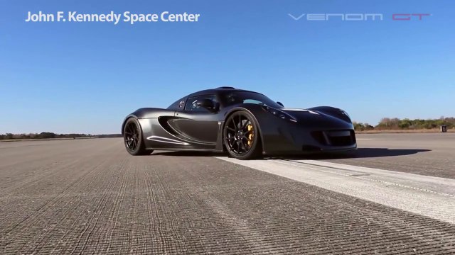 270.49 MPH in a Hennessey Venom GT Super Car – LAND WORLD SPEED RECORD
