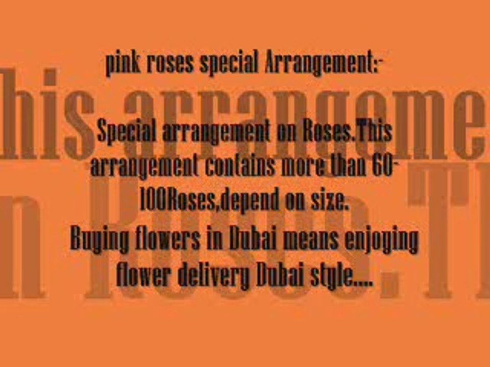 Send Flowers to Dubai