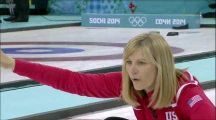 Les cris de joueuses de curling