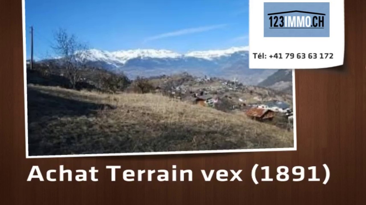 Vente terrain 1891 vex