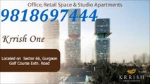 Krrish One Gurgaon **98186*97444 Low Maintenance Shops GF/FF