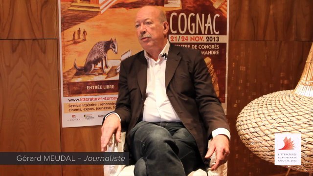 Gérard Meudal à LITTERATURES EUROPEENNES COGNAC novembre 2013