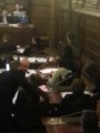 Conseil municipal de Bordeaux du 24/02/2014. Pierre Hurmic EELV demande une interruption de séance suite aux propos méprisants d'Alain Juppé face à son opposition