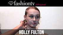 Holly Fulton Fall/Winter 2014-15 Hair & Make-up | London Fashion Week LFW | FashionTV