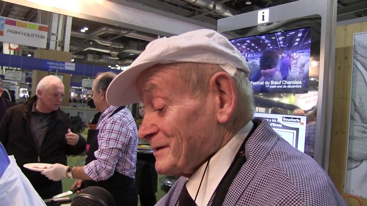 Un boucher au SIA 2014