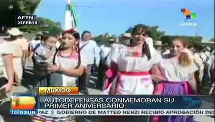 Cumplieron un año de vida los grupos de autodefensa de Michoacán