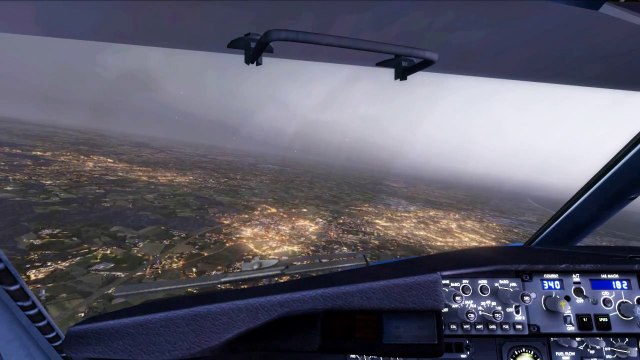 FSX Boeing 737 Amsterdam Schiphol Landing ( EHAM ) ( HD )