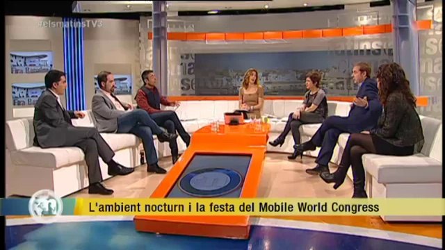 TV3 - Els Matins - L'ambient nocturn i les cuines del Mobile World Congress
