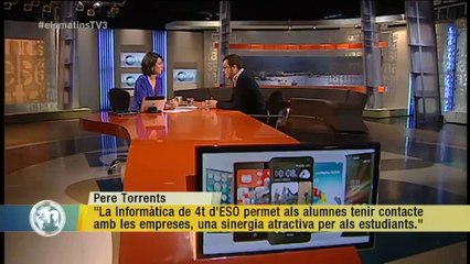 TV3 - Els Matins - Pere Torrents: "Els dispositius mòbils poden ser una bona motivació per als es