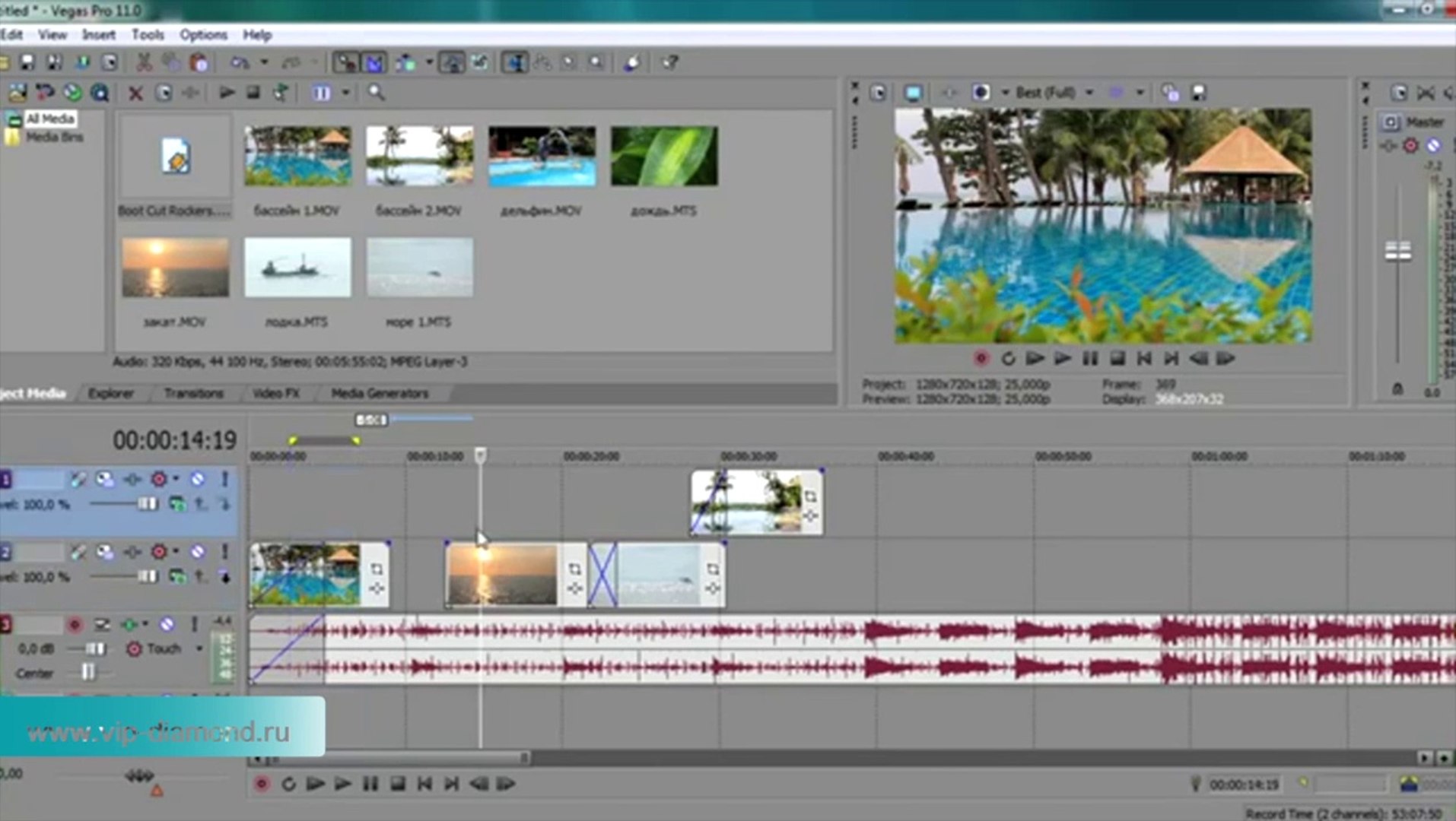 ⁣Видео-монтаж в Sony Vegas Pro 11-Small