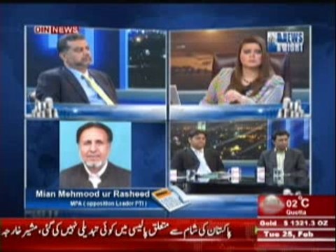 News Night with Neelum Nawab (Qaumi Salamati Policy Manzur .... Kya Ab Aman Aa Jaye Ga ??) 25 February 2014 Part-2