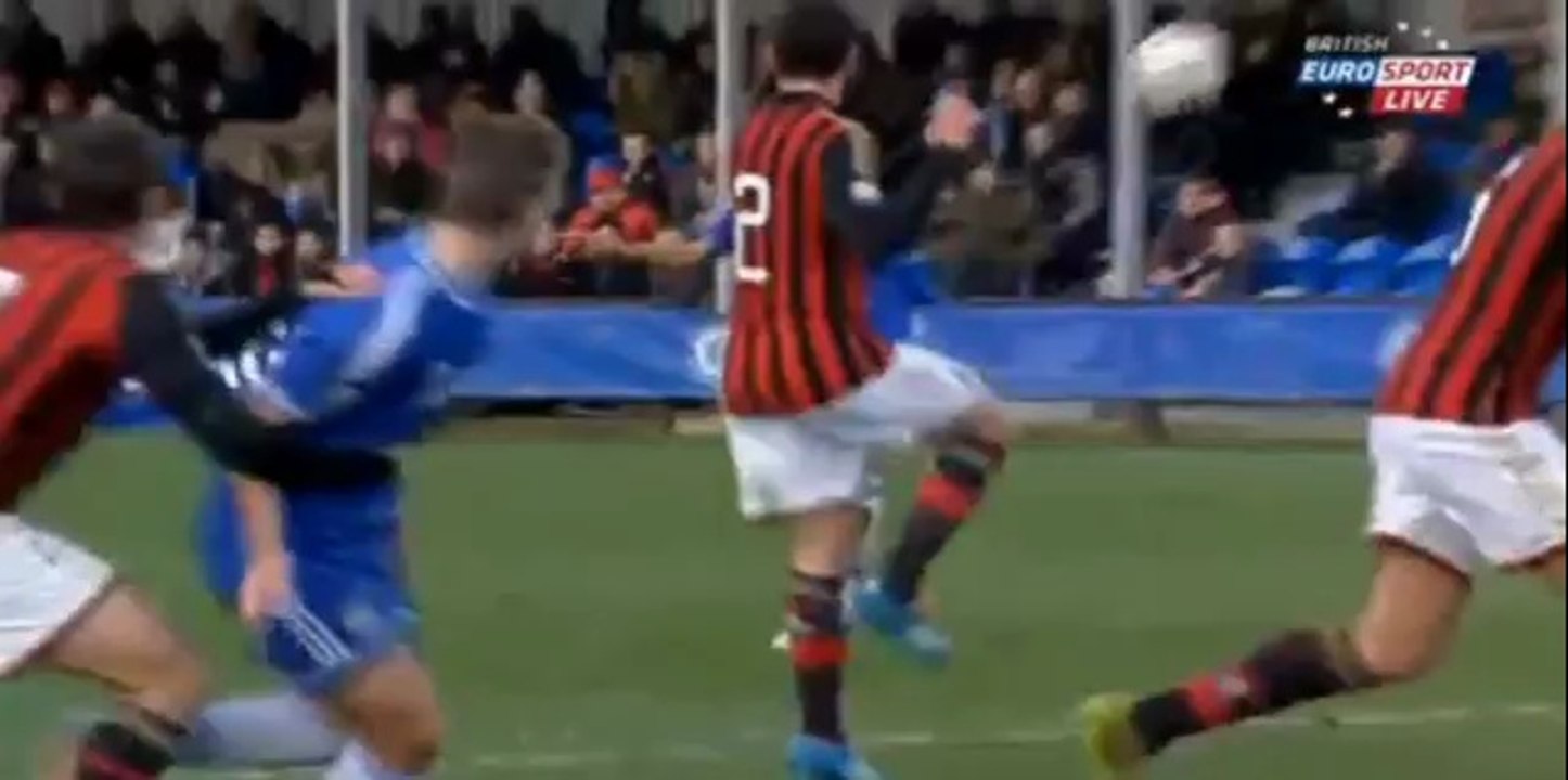 Chelsea FC U-19 1 - 0 AC Milan U-19 Lucas Becker 45. min 25/02/14