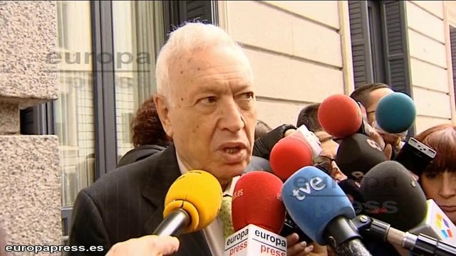 Margallo tras la intervención de Rajoy