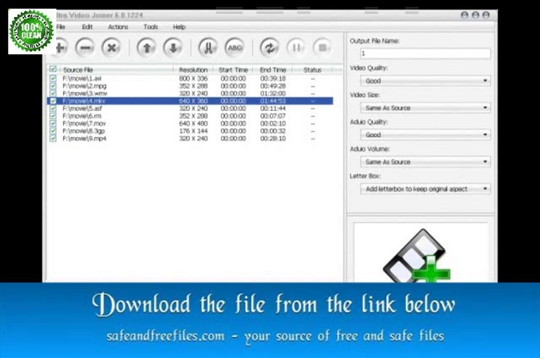 Get Aone Software Ultra Video Joiner 6.3.0506 Product Number Free