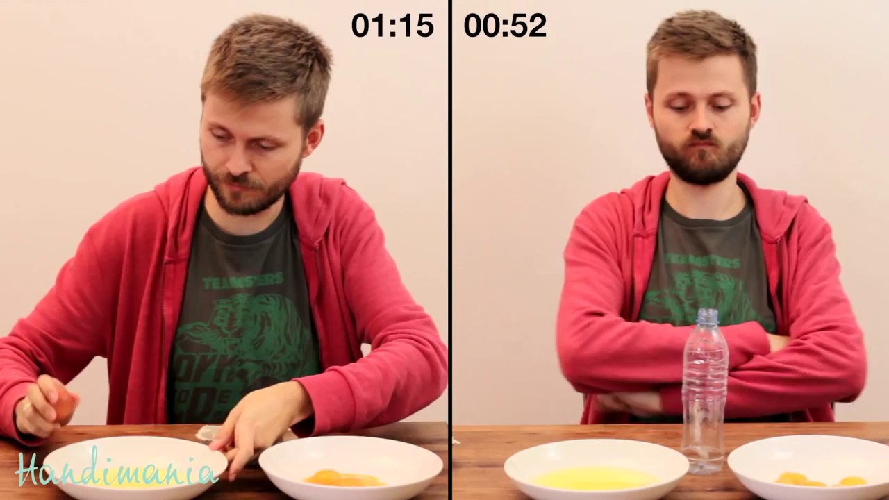 Voilà enfin comment séparer facilement le blanc du jaune d’œuf