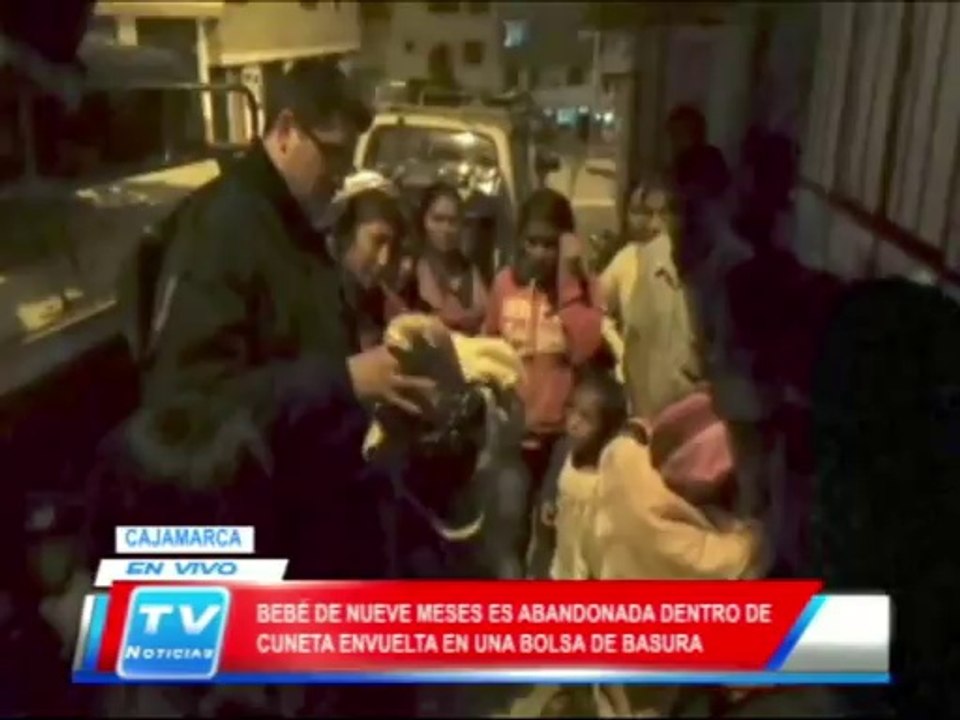 Cajamarca: Bebe fue abandonada en el interior de una cuneta 24 02 14