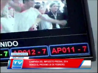 Chachapoyas: Campaña impuesto predial 24 02 14