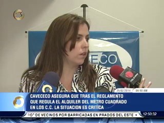 Cavececo: Situación en centros comerciales es crítica