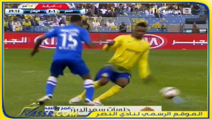 هدف الهلال ( 2 ) في النصر من بدايه صناعه الهجمه الهلاليه