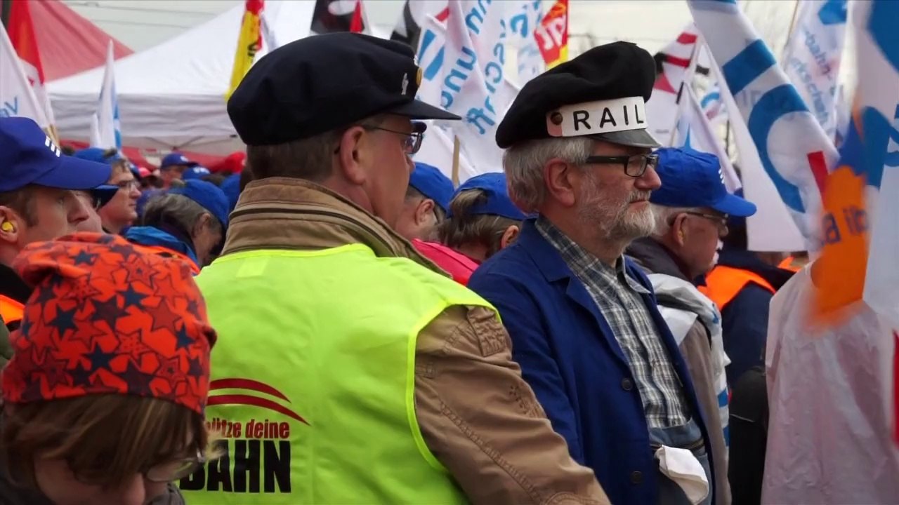 Les écologistes solidaires des cheminots européens