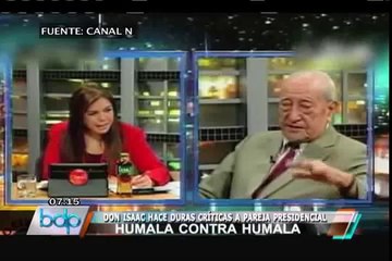 Isaac Humala: Nadine gobierna y Ollanta le sirve como cascarón de proa