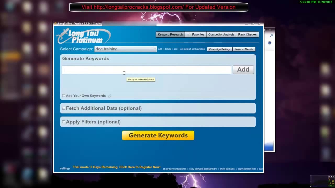 Long Tail Pro -2-4-18 Download Long Tail Pro  Working Crack Latest Version