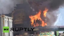 Video: Taliban strikes US Afghan base, NATO trucks on fire