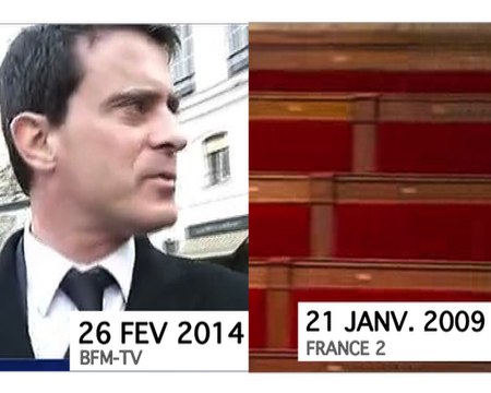 Assemblée: Valls dénonce un boycott qu'il a pratiqué en 2009