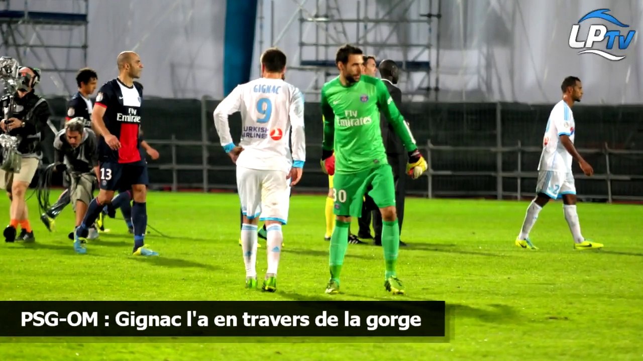PSG-OM : Gignac l'a en travers de la gorge