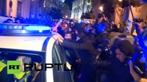 Video: Clashes in Madrid as demonstrators rally against anti-protest bill