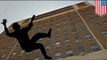 Escape FAIL: Man jumps out window to ditch police, falls 8 stories