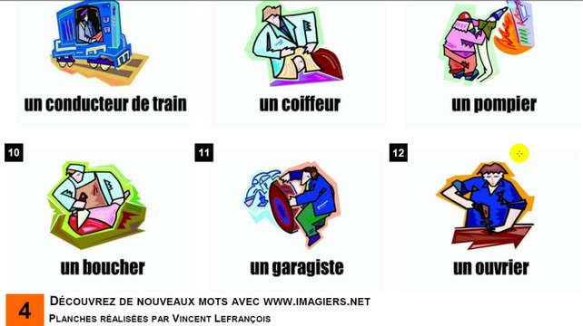 Learn French # Vocabulary # Les professions #2