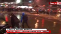 Kadıköy'de sert polis müdahalesi