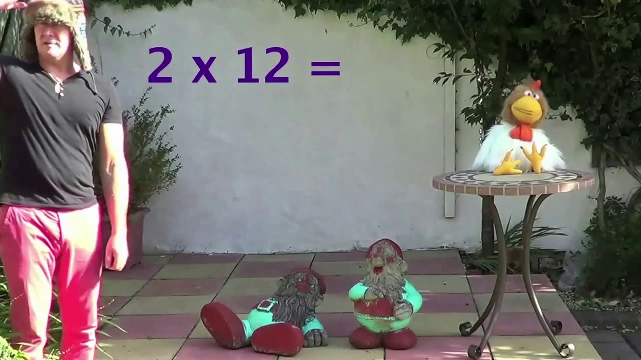 12 x Table - Times Tables Songs - with Jingle Jeff & Professor Giggle
