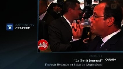 Zapping TV : François Hollande très gourmand au Salon de l’Agriculture