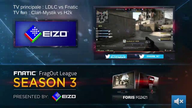 H2k vs Clan-Mystik - Fnatic FragOut - Dust2