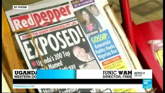 Africa News - Ugandan tabloid 'outs' hundreds of alleged homosexuals