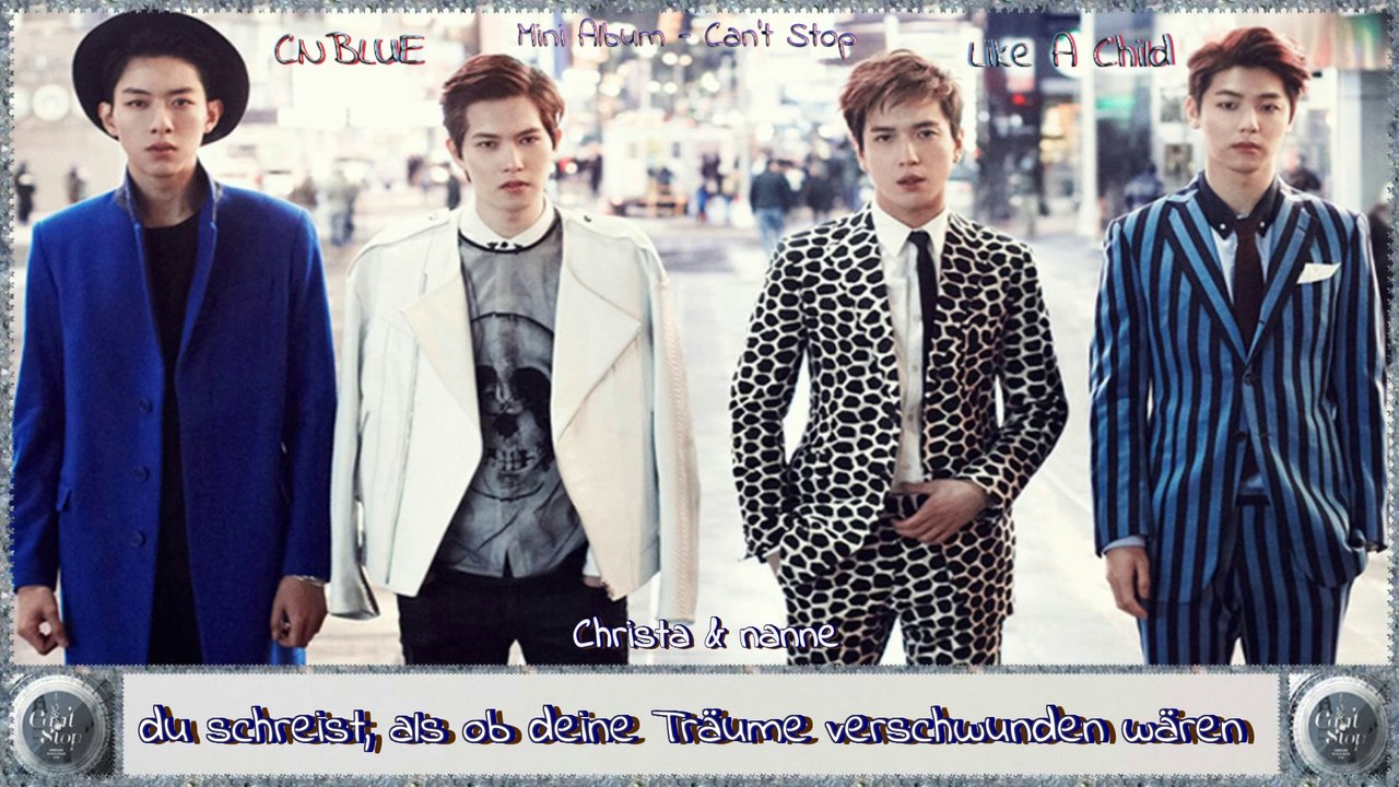 CNBLUE - Like A Child k-pop [german sub] Mini Album - Can't Stop