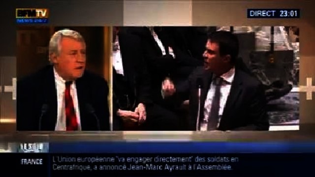 Le Soir BFM: “Valls a perdu son sang froid”, Claude Goasguen - 25/02 3/5