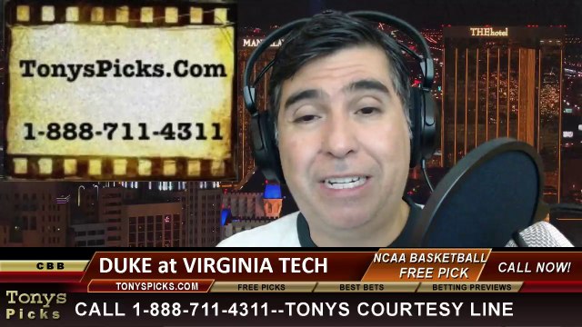 Duke Blue Devils vs. Virginia Tech Hokies Pick Prediction NCAA College Basketball Odds Preview 2-25-2014