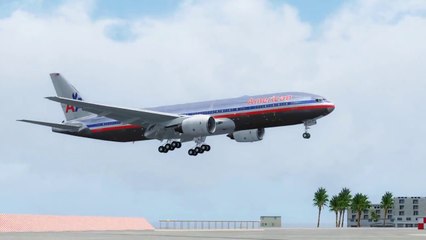 FSX American New Livery VS Old Livery ( HD )