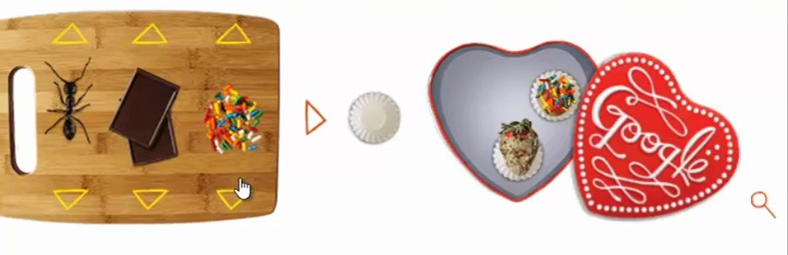 Día de San Valentín Doodle google