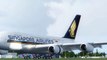FSX Singapore Airbus A380 Smooth Landing ( HD )