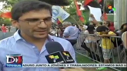 Rotundo apoyo de jóvenes chilenos a la Revolución Bolivariana